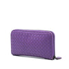 Bottega Veneta Leather Intrecciato Zip Around Wallet Secondhand