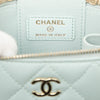 Chanel Mini CC Quilted Lambskin Top Handle Vanity Case With Chain Secondhand