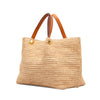 Valentino Medium Raffia VLogo Tote Secondhand