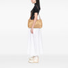 Valentino Medium Raffia VLogo Tote Secondhand
