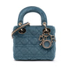 Dior Mini Velvet Cannage Lady Dior Secondhand