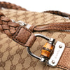 Gucci Medium GG Canvas Bamboo Bar Tote Secondhand