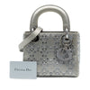 Secondhand Dior Mini Satin Cannage Strass Crystal Embellished Lady Dior