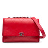 Chanel CC Quilted Crumpled Calfskin and Grosgrain Flap Secondhand