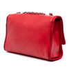 Chanel CC Quilted Crumpled Calfskin and Grosgrain Flap Secondhand