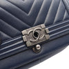 Chanel Old Medium Chevron Caviar Boy Flap Secondhand
