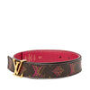 Louis Vuitton Monogram Rainbow LV Initiales Reversible Belt Secondhand
