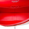 Chanel Jumbo Classic Patent Striped Double Flap Secondhand