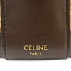 Celine Medium Raffia and Calfskin Triomphe Tambour Crossbody Secondhand