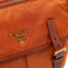 Prada Tessuto Zip Double Buckle Messenger Bag Secondhand