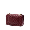 Chanel Medium Classic Chevron Calfskin Pleated Double Flap Secondhand
