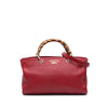 Gucci Medium Calfskin Bamboo Shopper Satchel Secondhand