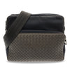 Secondhand Bottega Veneta Intrecciato Leather and Canvas Crossbody