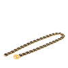 Chanel Gold Plated Leather Woven Medallion Chain Belt Secondhand