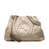 Gucci Medium Metallic Calfskin Soho Chain Tote Secondhand