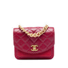 Chanel Mini Quilted Calfskin and Caviar Chain Handle Flap Secondhand