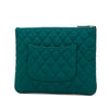 Secondhand Chanel Medium Quilted Jersey O Case Clutch