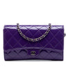 Chanel CC Quilted Patent Wallet On Chain Secondhand