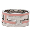 Hermès Sterling Silver Enamel Move H Ring Secondhand