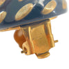 Chanel CC Resin and Gold Plated Clip On Earrings Secondhand