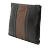 Bottega Veneta Intrecciato Trimmed Leather Clutch Secondhand