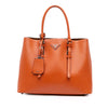 Prada Medium Saffiano Cuir Double Satchel Secondhand