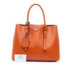 Prada Medium Saffiano Cuir Double Satchel Secondhand