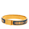 Hermès Narrow Printed Enamel Loquet Hinge Bracelet Secondhand