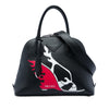 Prada City Calf Flame Heels Print Promenade Satchel Secondhand
