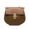 Chloé Small Smooth and Grained Calfskin Drew Crossbody Secondhand