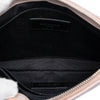 Saint Laurent Chevron Leather Monogram Zip A5 Wristlet Pouch Secondhand