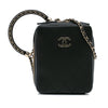 Chanel Calfskin Stitched Cup Of Tea Vanity Case Secondhand