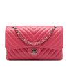 Chanel Medium Classic Chevron Lambskin Double Flap Secondhand