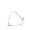 Louis Vuitton Silver Plated Essential V Supple Bracelet Secondhand