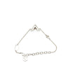 Louis Vuitton Silver Plated Essential V Supple Bracelet Secondhand