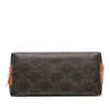 Secondhand Celine Triomphe Coated Canvas Clutch On Chain