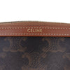 Secondhand Celine Triomphe Coated Canvas Clutch On Chain
