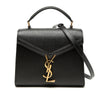 Saint Laurent Mini Grain de Poudre Monogram Cassandra Top Handle Bag Secondhand
