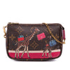 Louis Vuitton Monogram Giraffe Christmas Mini Pochette Accessoires Secondhand