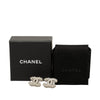 Chanel CC Brass Strass Push Back Earrings Secondhand