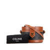 Celine Medium Triomphe Coated Canvas Tambour Crossbody Secondhand