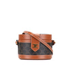 Celine Medium Triomphe Coated Canvas Tambour Crossbody Secondhand