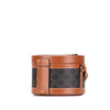 Celine Medium Triomphe Coated Canvas Tambour Crossbody Secondhand
