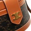 Celine Medium Triomphe Coated Canvas Tambour Crossbody Secondhand