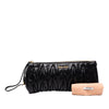 Miu Miu Matelasse Nappa Lux Wristlet Clutch Secondhand
