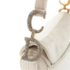 Dior Mini Velvet Crystal Embellished Hardware Saddle Bag Secondhand
