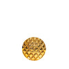 Chanel Gold Plated CC Quilted Brooch Secondhand