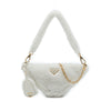 Prada Mini Shearling Triangle Satchel Secondhand