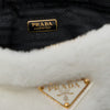 Prada Mini Shearling Triangle Satchel Secondhand