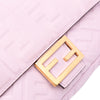 Fendi Medium Leather Embossed FF Baguette Satchel Secondhand